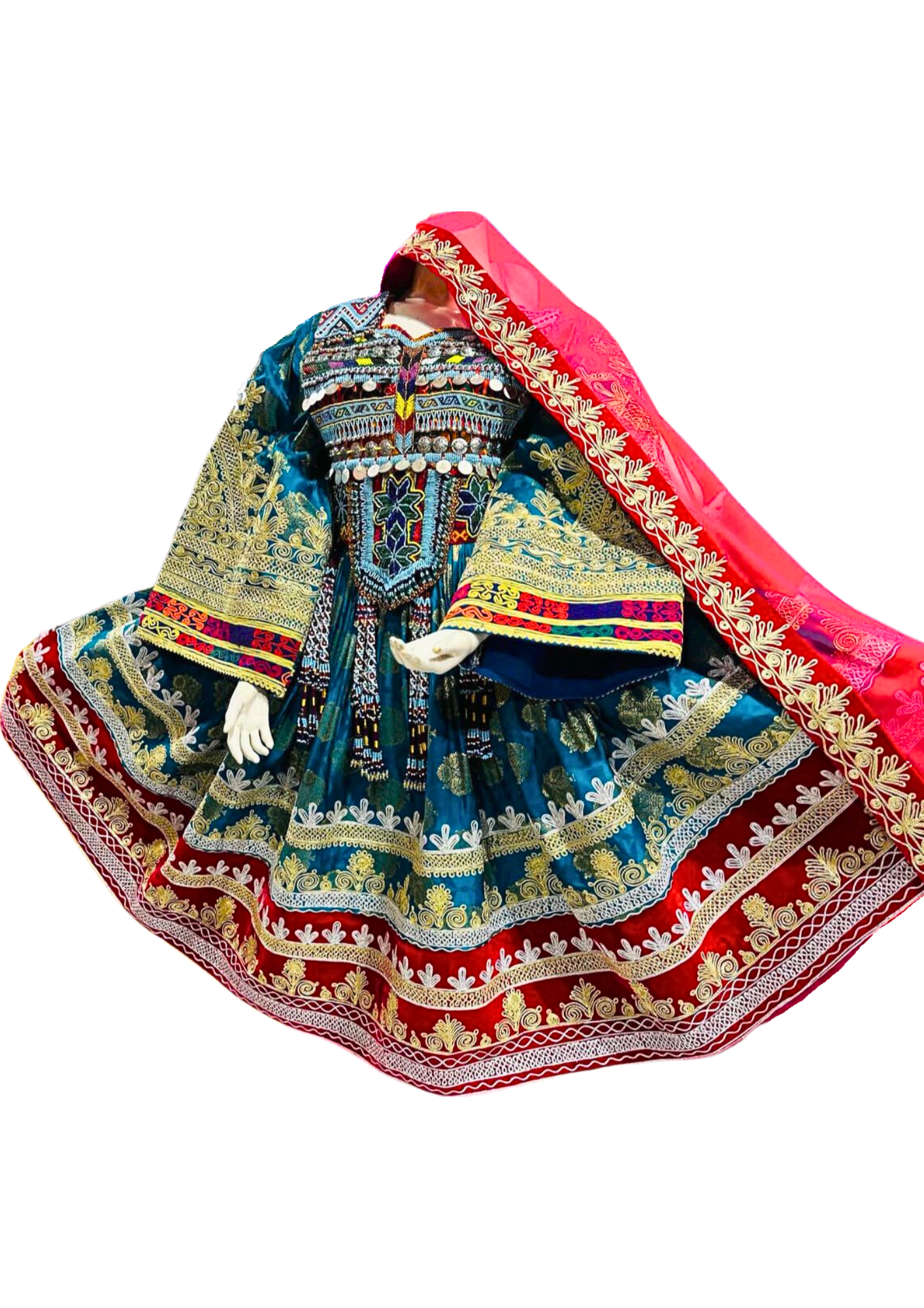 Traditional Afghan Short Bridal Dresses