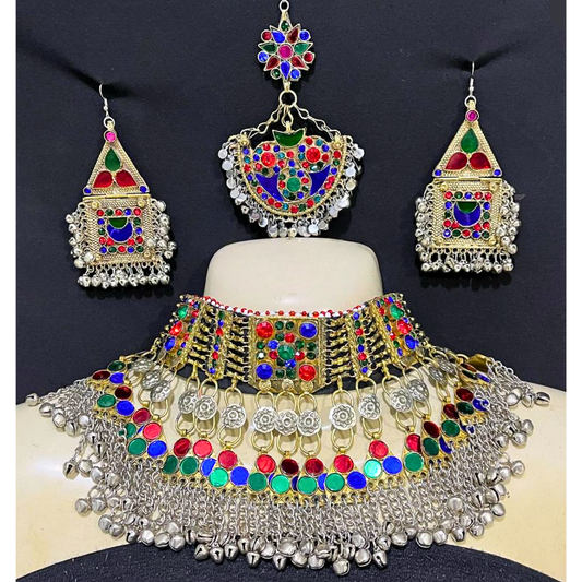 Traditional Afghan Vintage Colourful Bridal Full Set