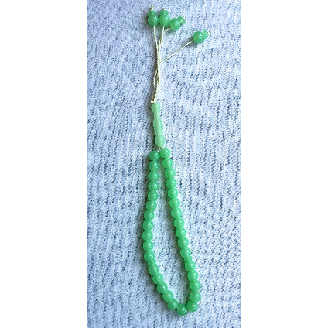 Green Tasbih - Prayer Beads