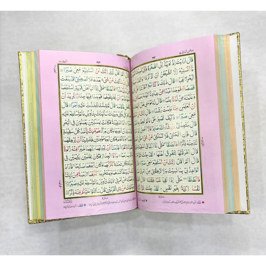 Golden Quran Gift Set with a Quran Stand