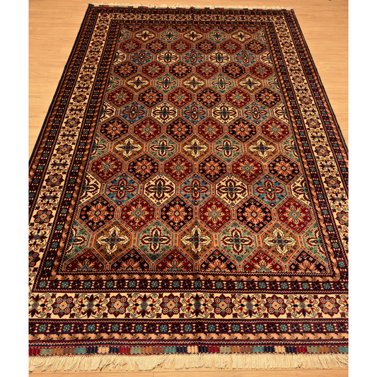 Afghan Traditional Kashi Hand Knotted Carpet