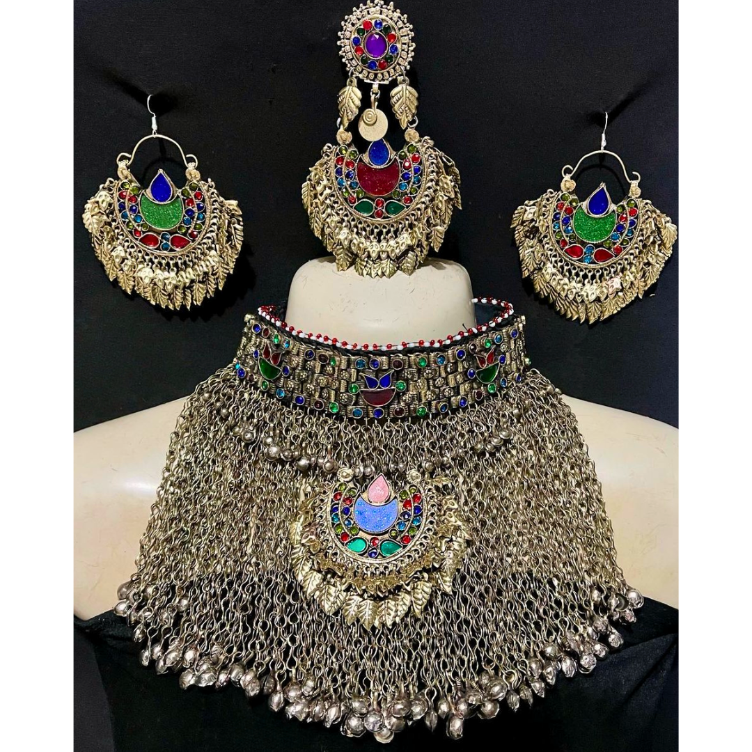 Traditional Afghan Vintage Colourful Bridal Full Set