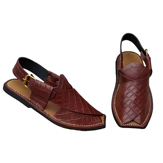 Afghan Men Red Sandal Shoes