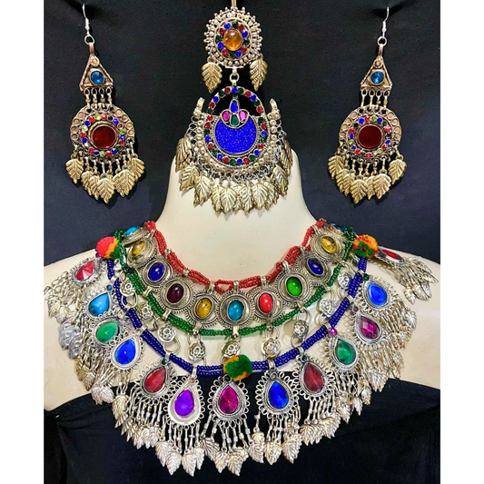 Traditional Afghan Vintage Colourful Bridal Full Set