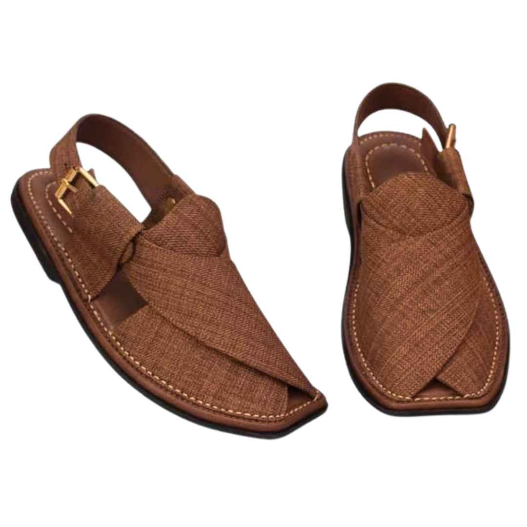 Afghan Men Brown Sandal Shoes