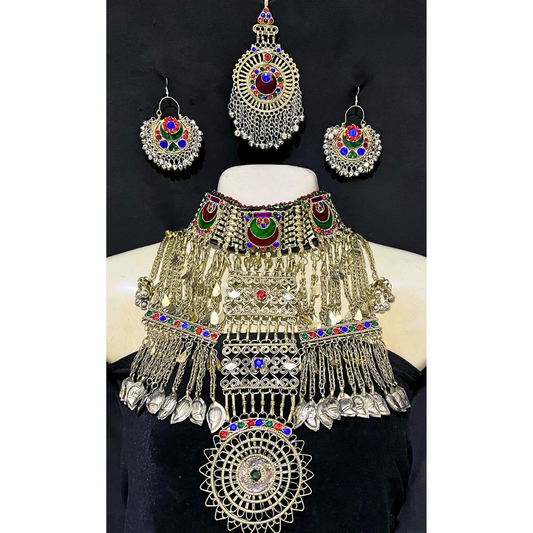 Traditional Vintage Bridal Afghan Jewellery Full Set