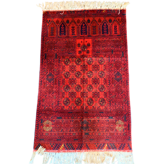 Hand Knotted Luxurious Muslim Prayer Mat - Jainamaz Prayer Rug