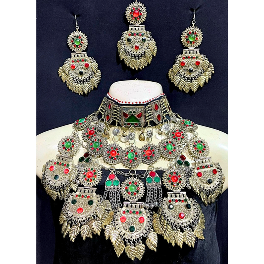 Traditional Afghan Vintage Colourful Bridal Full Set