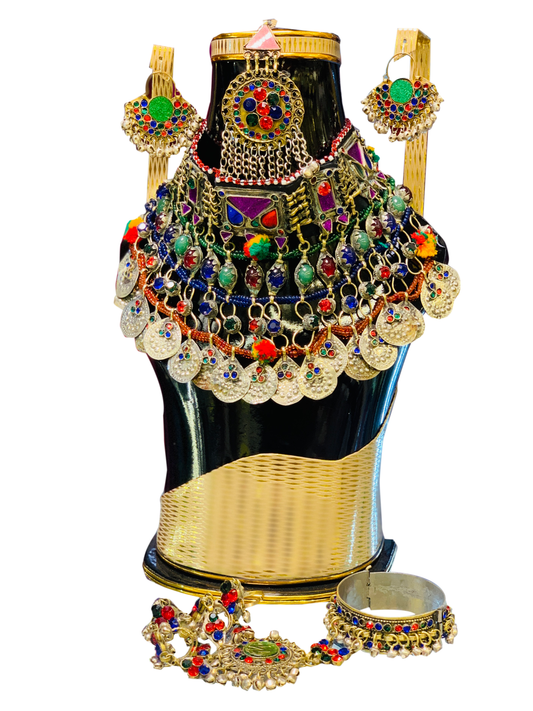 Traditional Vintage Afghan Jewellery Set