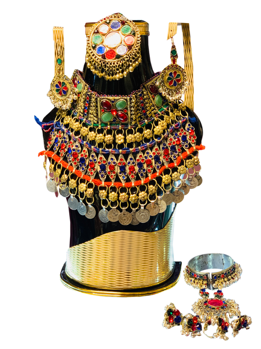 Traditional Vintage Afghan Jewellery Set